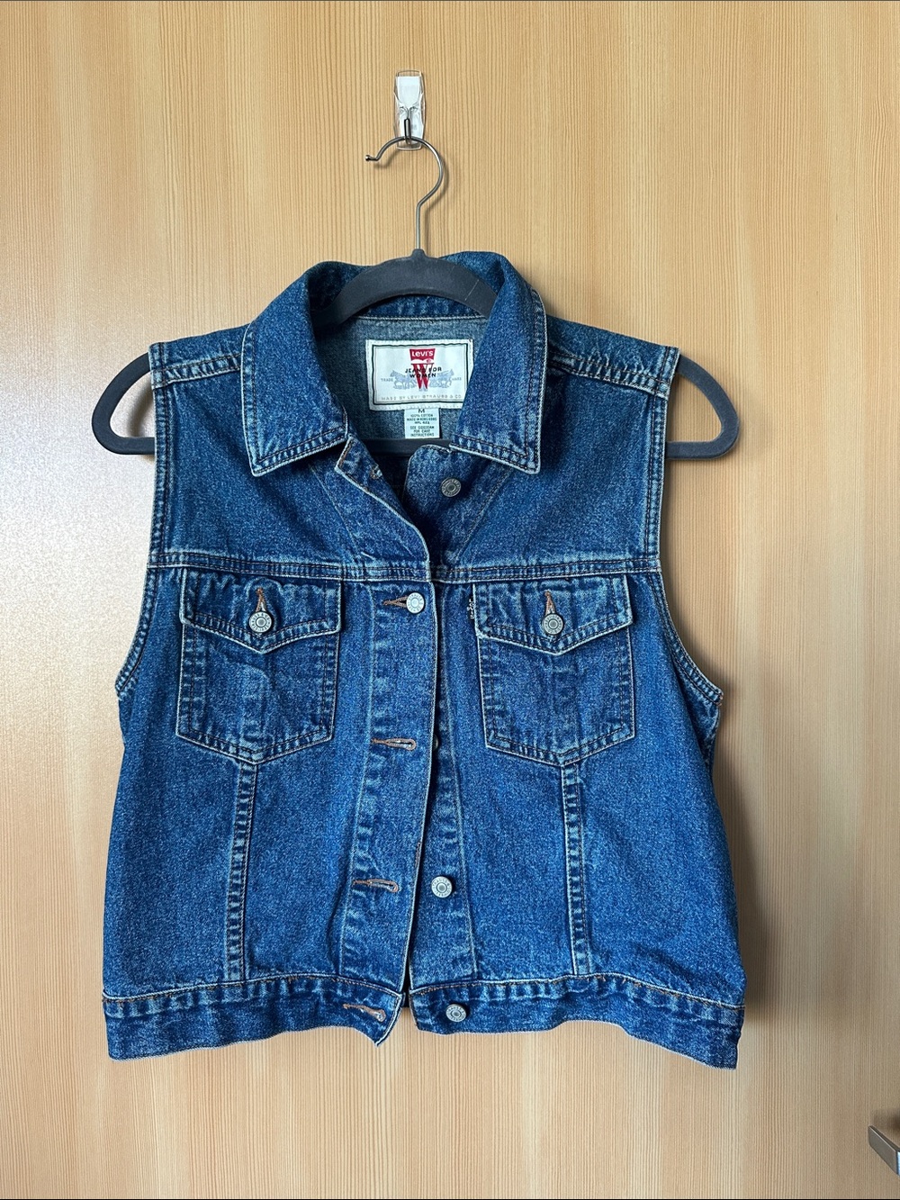 Levi's Dark Blue Denim Vintage Vest